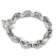画像5: Quarter All Chiseled & Smooth Anchor Chain Links Bracelet  (5)