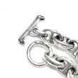画像5: Half All Smooth Anchor Chain Links Bracelet  (5)