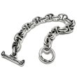 画像2: Half All Smooth Anchor Chain Links Bracelet  (2)