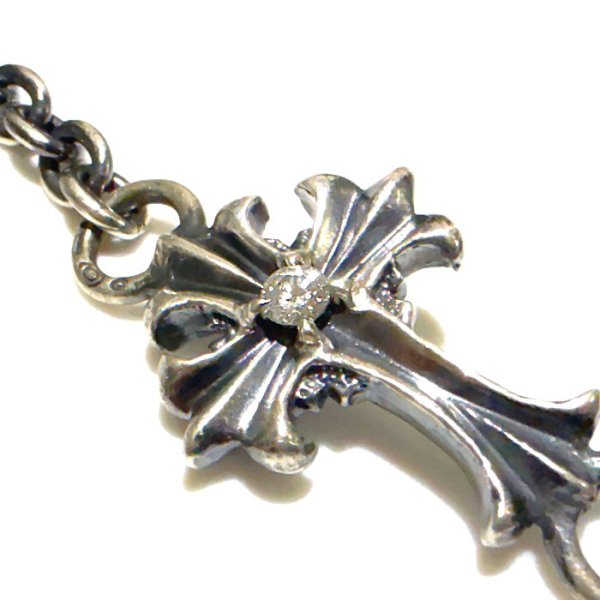 画像6: Diamond With Grooved Cross & 6Chain Bracelet (6)