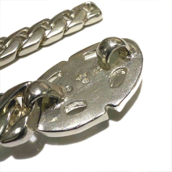 画像9: Sculpted Oval With Cuban Chain Bracelet (9)