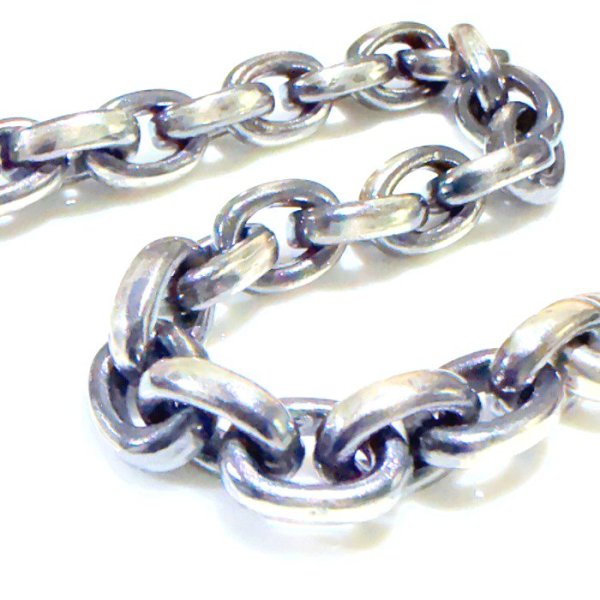 画像12: Skull Snake Tong Half Small Oval Bracelet (12)