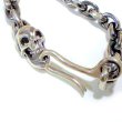 画像10: Skull Snake Tong Half Small Oval Bracelet (10)