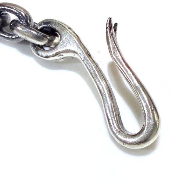 画像9: Skull Snake Tong Half Small Oval Bracelet (9)