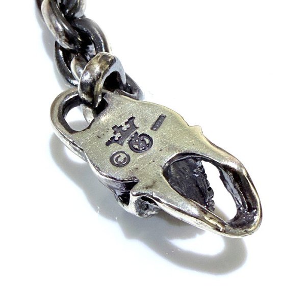 画像8: Skull Snake Tong Half Small Oval Bracelet (8)