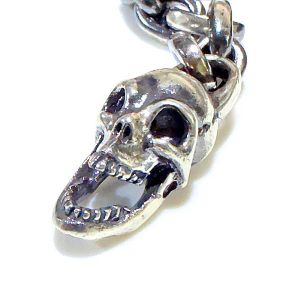 画像7: Skull Snake Tong Half Small Oval Bracelet (7)