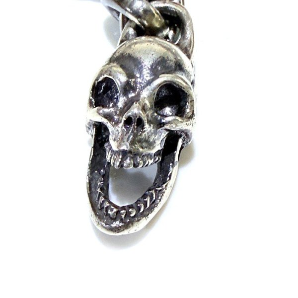 画像6: Skull Snake Tong Half Small Oval Bracelet (6)