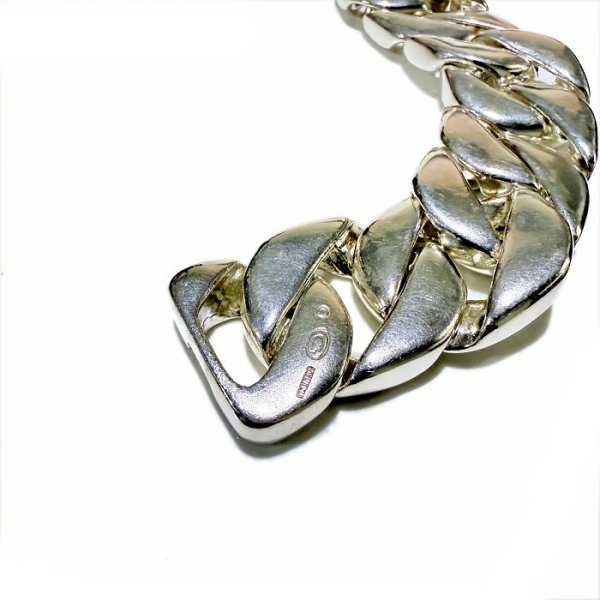 画像8: Gothic Cross Buckle With Cuban Chain Bracelet (Platinum Finish) (8)