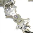 画像7: 1/32 Gothic Grooved Flare Links Bracelet With G&Crown Heart Chaem (7)