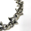 画像5: 1/32 Gothic Grooved Flare Links Bracelet With G&Crown Heart Chaem (5)
