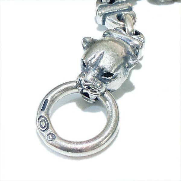 画像9: Boat Neck Long Neck Panther With Boat Chain Links Bracelet  (9)