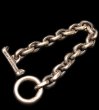 画像1: Small Oval Chain Link Bracelet (1)