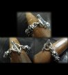 画像8: 2Skulls With Small Oval Chain Links Bracelet (8)