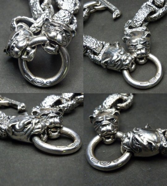 画像8: Bulldog With Chiseled H.W.O & Chiseled Anchor Links Bracelet (8)