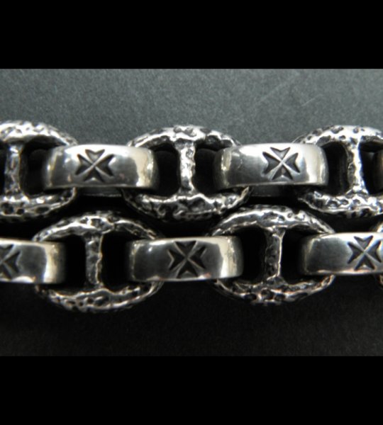 画像10: Quarter H.W.O & Chiseled Anchor Links Bracelet (10)