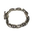 画像1: Quarter Double Triangle Anchor Chain Links Bracelet (1)