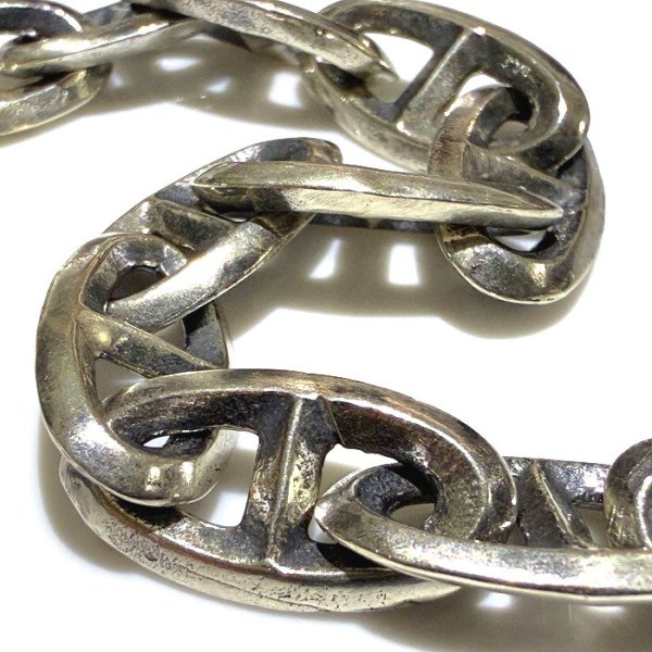 画像3: Quarter Double Triangle Anchor Chain Links Bracelet (3)