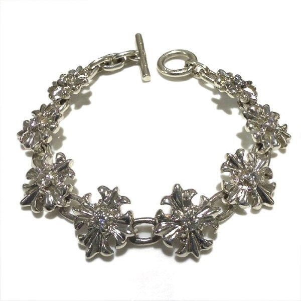 画像10: 1/48 Short Grooved Cross With Moissanite Bracelet (10)
