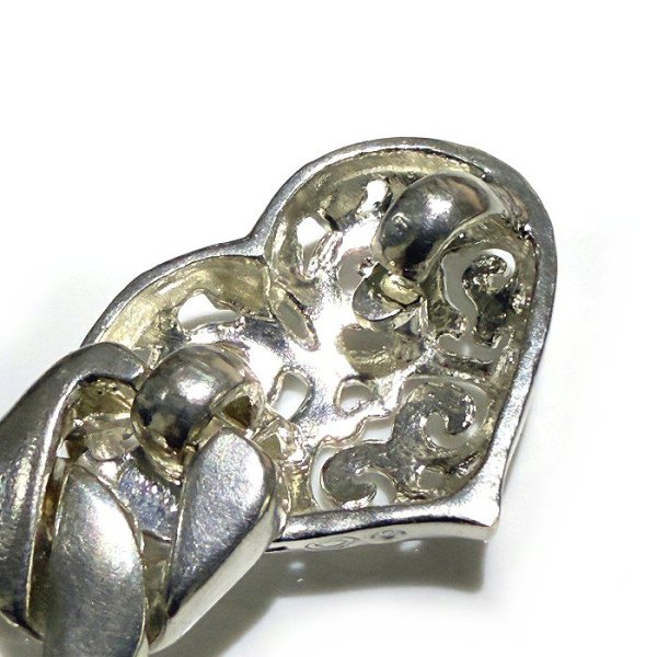 画像9: Small Heart With Cuban Chain Bracelet (9)