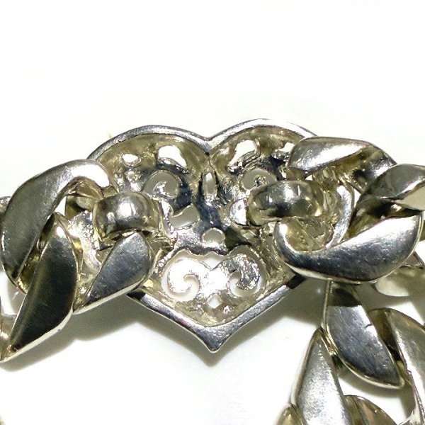 画像8: Small Heart With Cuban Chain Bracelet (8)