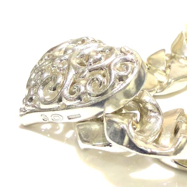 画像5: Small Heart With Cuban Chain Bracelet (5)