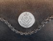 画像6: Saddle Leather Large Coin & Card Case With Lacing (Black) (6)