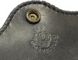 画像8: Buffalo Leather Coin & Card Case With Zipper (Black) (8)
