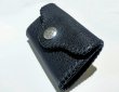 画像7: Buffalo Leather Coin & Card Case (Black) (7)
