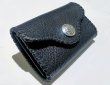 画像5: Buffalo Leather Coin & Card Case (Black) (5)
