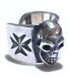 画像4: Skull On Maltese Cross Ear Cuff (4)