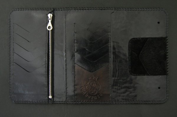 画像4: Stingray(Star) Cross Inlay Hippo Long Wallet (4)