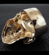 画像12: 10k Gold Large Skull Ring with Jaw (12)
