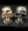 画像13: 10k Gold Large Skull Ring with Jaw (13)