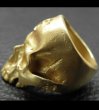 画像5: 10k Gold Large Skull Without Jaw Ring (Mat Color  Finish) (5)