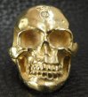 画像6: 10k Gold Half Large Skull Ring (6)