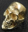 画像5: 10k Gold Half Large Skull Ring (5)