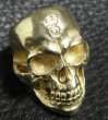 画像2: 10k Gold Half Large Skull Ring (2)
