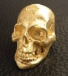 画像7: Gold Large Skull Ring With Jaw (Mat Color Finish) (7)