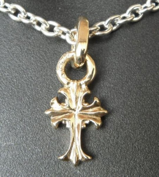 画像16: 10k Gold 1/16 Grooved Cross Pendant (16)