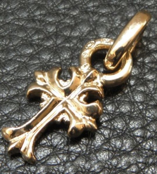 画像6: 10k Gold 1/16 Grooved Cross Pendant (6)