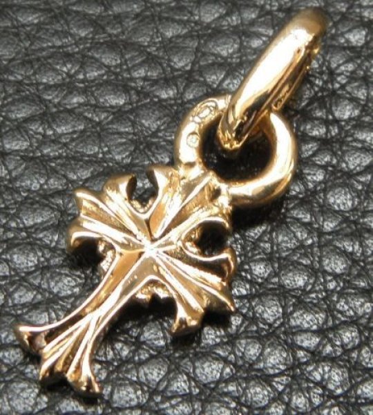 画像12: 10k Gold 1/16 Grooved Cross Pendant (12)