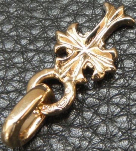 画像5: 10k Gold 1/16 Grooved Cross Pendant (5)