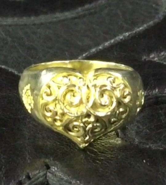 画像7: 10k Gold Heart Ring (7)