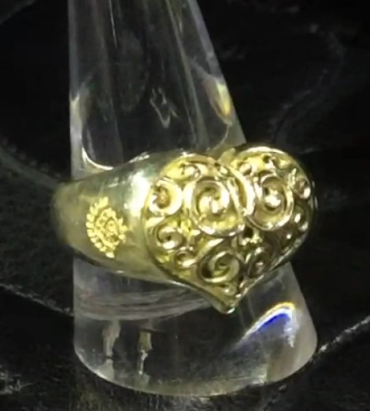 画像6: 10k Gold Heart Ring (6)