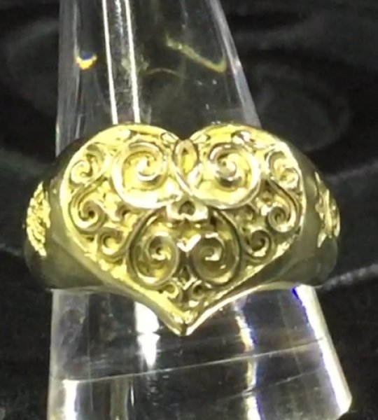 画像3: 10k Gold Heart Ring (3)