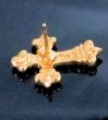 画像9: 10k Gold 1/128 4Heart Long Crown Cross Pierce (9)