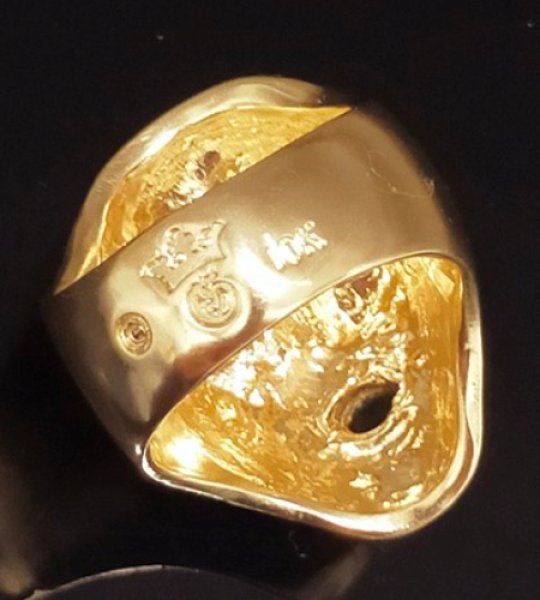 画像7: 10k Gold 2/5 Face Ring (7)