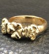 画像4: Gold Small 4Heart Crown Ring (4)