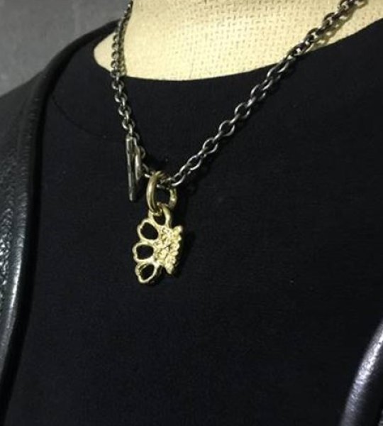 画像10: 18k Gold 1/128 Mini Knuckle Duster Pendant (10)