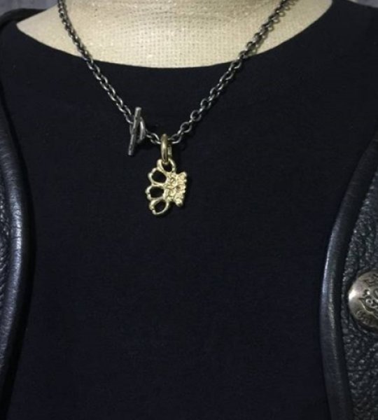 画像9: 18k Gold 1/128 Mini Knuckle Duster Pendant (9)